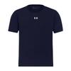Casual Breathable Quick-Dry Loose Round Neck Short Sleeve T-Shirt Unisex Tops Navy-Blue 25500505-409