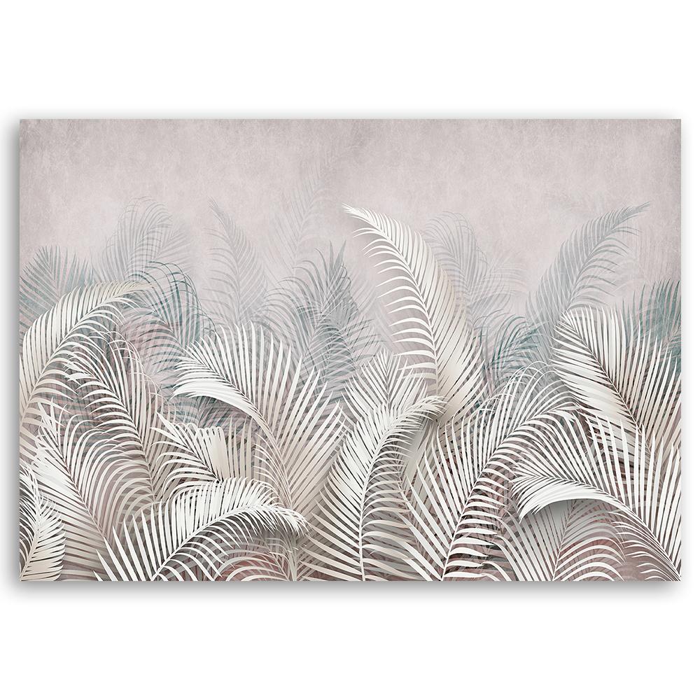 Canvas Print, Palm Leaves 3D