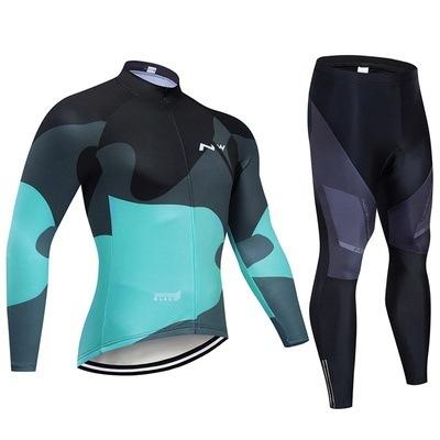 Road mountain bike bike autumn and winter men's and women's cycling pants