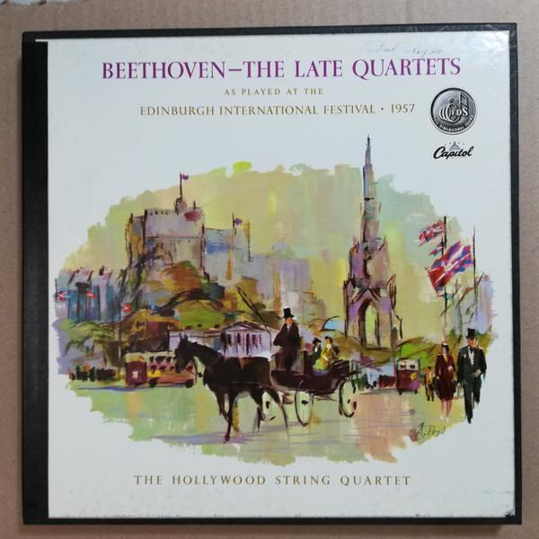 Виниловая пластинка HOLLYWOOD STRING QUARTET - Бетховен Поздние квартеты As Play PER8394 CAPITOL США Классика Б/У