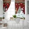 Рождественские оконные шторы, декор для дома, спальни, кухни, гостиной, рождественские украшения, рождественские подарки, Navidad Natal, Новый год 2023