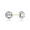 Hyeres-lor Essence Silver (W) Теннисные серьги 2 в 1 Белые HL4E32415W9XXX