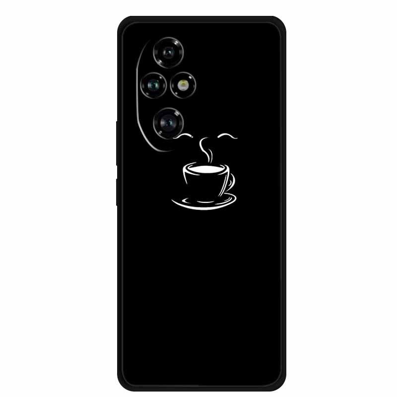 Черный мягкий ТПУ чехол для Honor 200 Pro 5G Домашняя версия