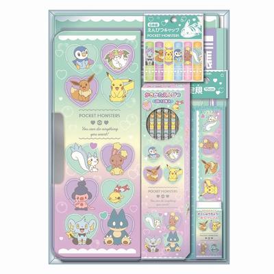 Showa Note Pokemon Heart Bubble Подарочный набор Тип с кристальным кейсом 950729M04