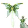 Elf Wings Performance Props with Hanging Tassels 3D Plant Decorations Forest Fairy