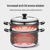 SUPOR 26cm Stainless Steel Double-Layer Steamer Pot