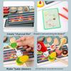 Simulation Barbecue Wooden Children Toys With Pretend Grill And Accessories Food