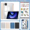 Для Xiaomi Pad 6 Xiaomi Mi Pad 6Pro 11 дюймов 2023 Ультратонкий акриловый кожаный чехол Прозрачная противоударная задняя крышка