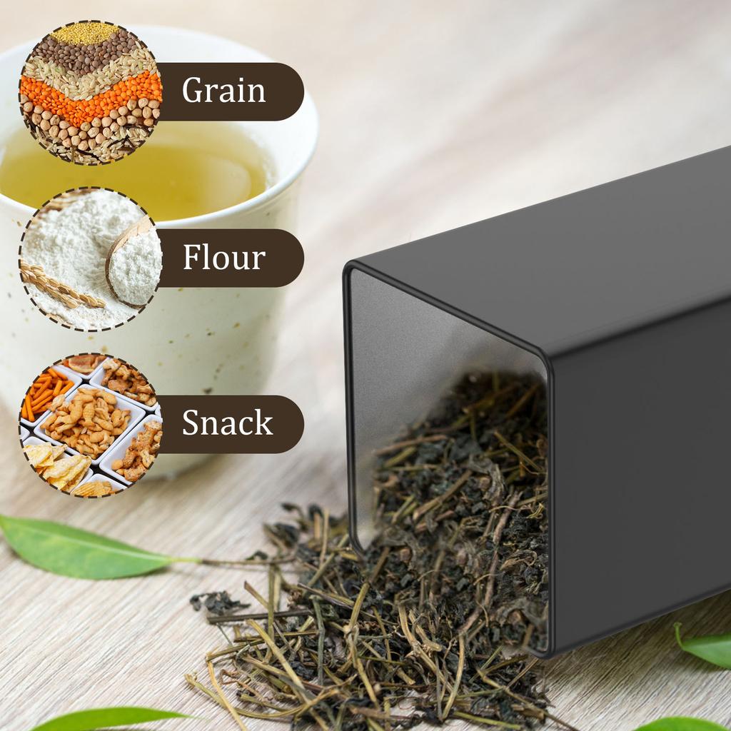 3Pcs Coffee Bean Organizer Kitchen Tea Coffee Sugar Canisters Set With Lid Metal Food Storage Cans For Kitchen Storage Supplies