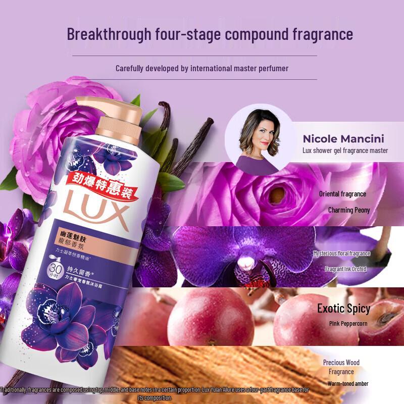 LUX Long-Lasting Fragrance Body Wash Set