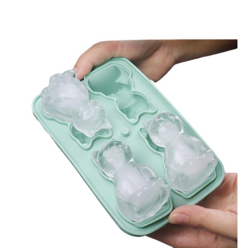 Силиконовая форма для льда в форме кошки 