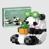 Huahua Chinese Panda Building Blocks - Compatible with Lego, Tiny Puzzle Assembly, Decorative Toys