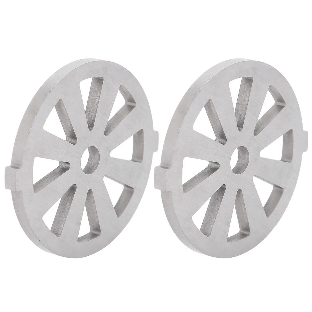 2 шт. Лезвие для мясорубки 304 Нержавеющая сталь Режущая пластина 7 мм 0,3 дюйма ID для мясорубки 5# Тип B