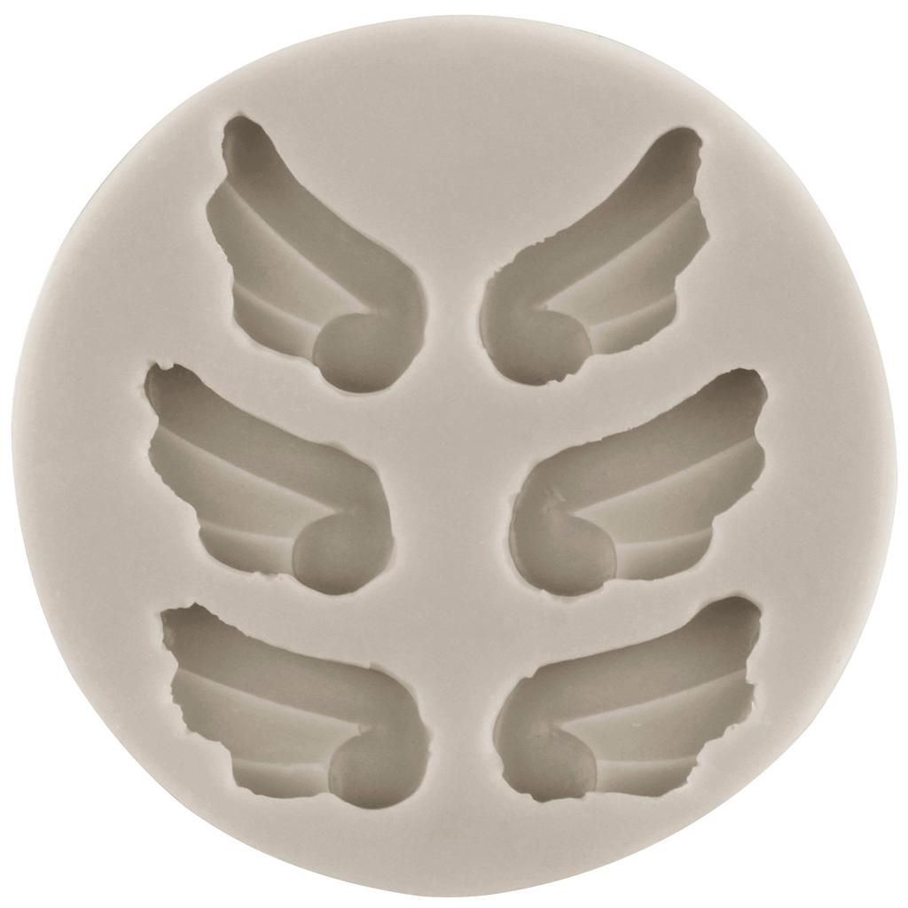 Крылья ангела, силиконовые формы для помадки для украшения торта, топпер для кексов, конфеты, шоколадная жвачка, паста, формы из полимерной глины