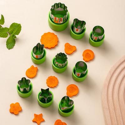 Форма для нарезки овощей и фруктов из нержавеющей стали, для придания формы, для приготовления фруктового салата, кухонный инструмент