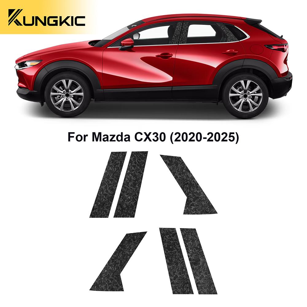 Для Mazda CX30 CX-30 2020-2025 Пленка для фар Зеркал Заднего вида Стойки B C Защитная пленка TPU Готовая к вырезанию Антицарапийная Восстанавливающая Прозрачная