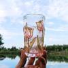 Хрустальный стакан для воды с ручной росписью 'Тюльпан'