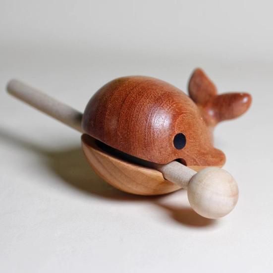 Деревянная игрушка-кит с молотком, снятие стресса, животное, медитация, храмовый блок