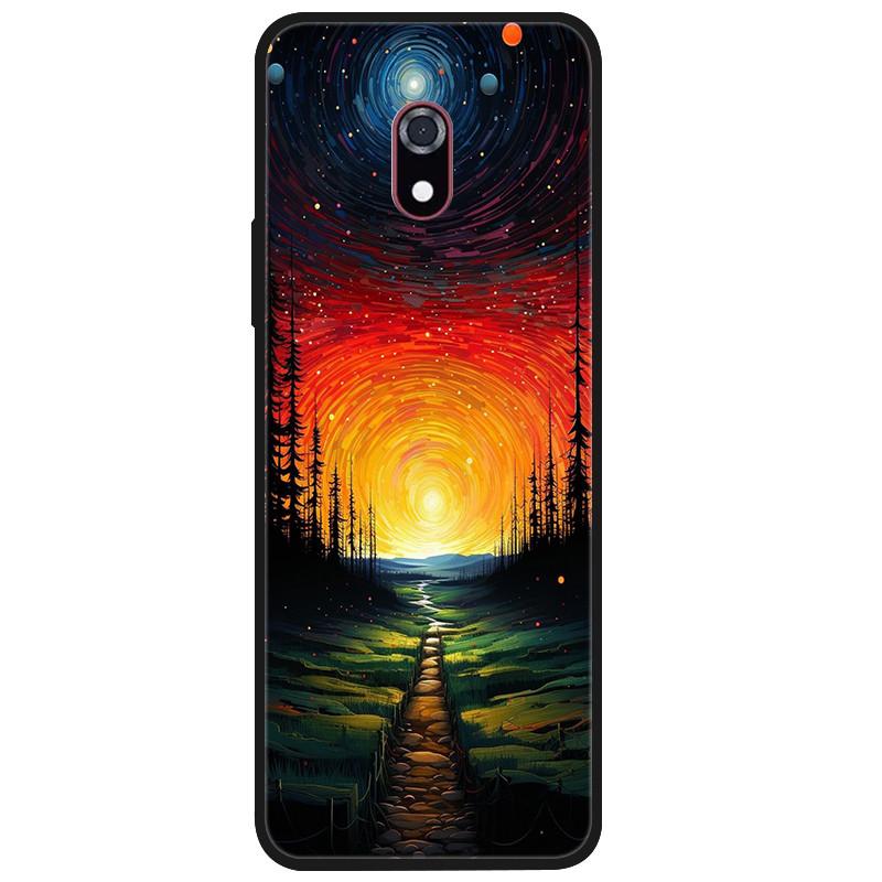 For Xiaomi Qin F22 Luxury Exquisite Painting TPU Soft Silicone Hard Shell For Qin F22 Creativity Rose Anti-drop Phone Cover