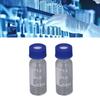 100Pcs 2ml Sample Bottle Clear Glass Screw Cap Vials With Writing Area And Scale For Laboratories Beauty Products