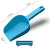 Пластиковая лопатка для почвы с несколькими характеристиками для садоводства, посадки овощей и бытового использования