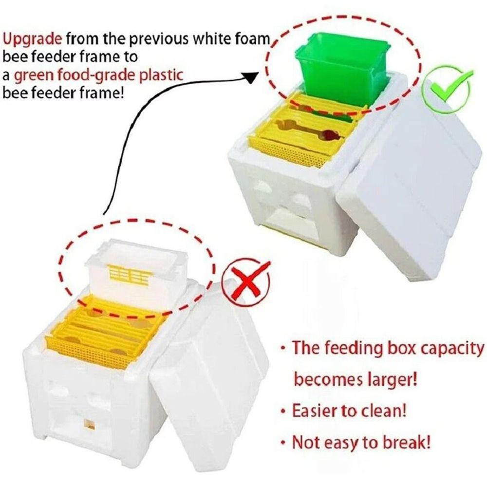 Foam Bee Hive Box Beekeeper Garden Pollination Box Box Bee Mating Box Bee Breeding Case