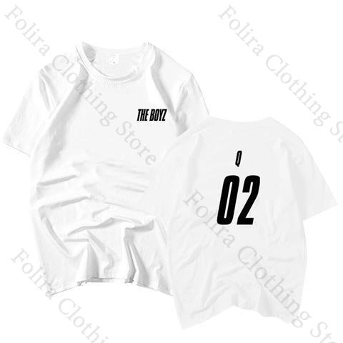 THE BOYZ Album The First Printing Tshirt for Fans Summer Tops Short Sleeve Tee Women Clothing Womens Tshirt Daily T Shirts