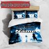 3pcs Duvet Cover Set (1*Duvet Cover + 2*Pillowcase, Without Core), Custom Name Final Fantasy Pattern Bedding Set, Home Bedroom Decor Gift