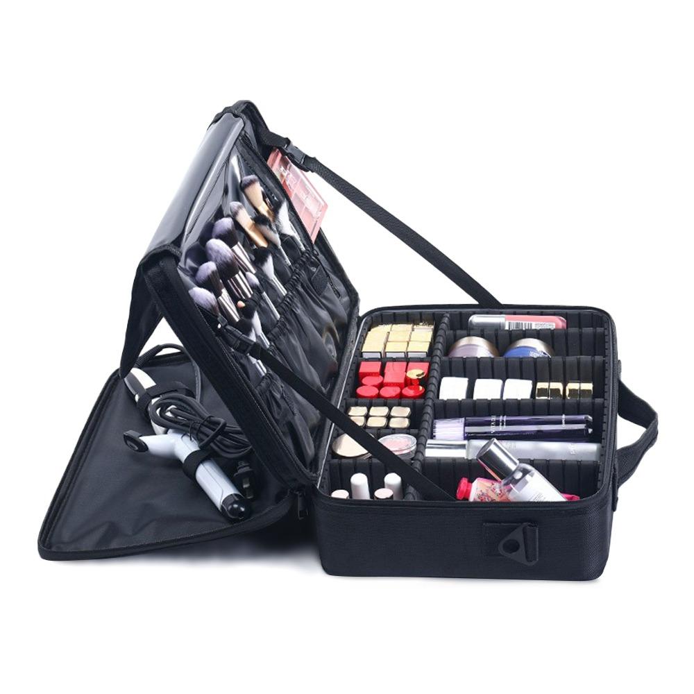 Professional Electrician Storage Bag with Pocket Oxford Cosmetic Case Makeup Storage Box Women