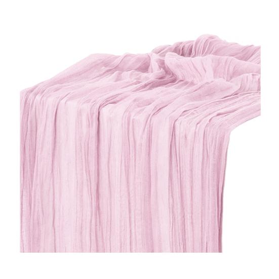 Флаг Однотонный Плиссированный Дизайн Богемный Стиль Свадебная Настольная Дорожка