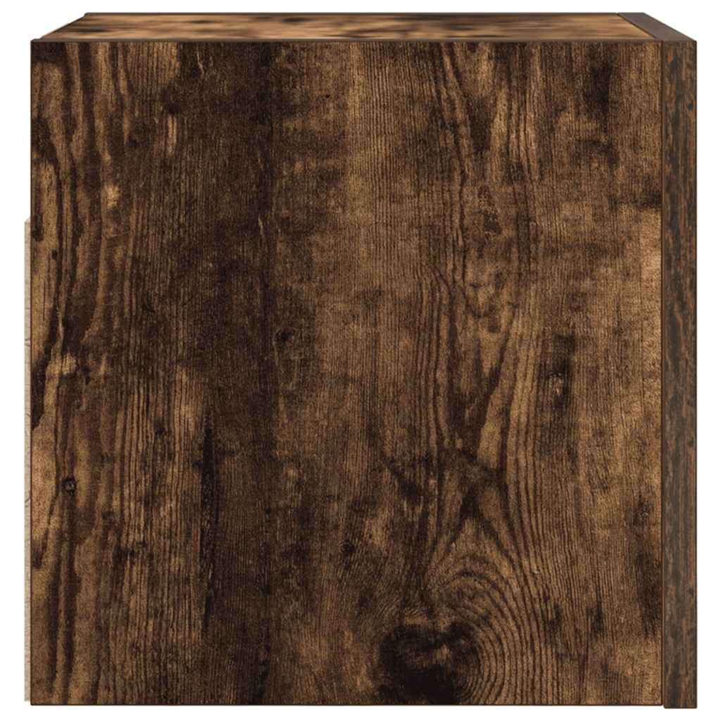 Wall Mounted TV Cabinets 2 pcs Smoked Oak 30.5 x 30 x 30 cm