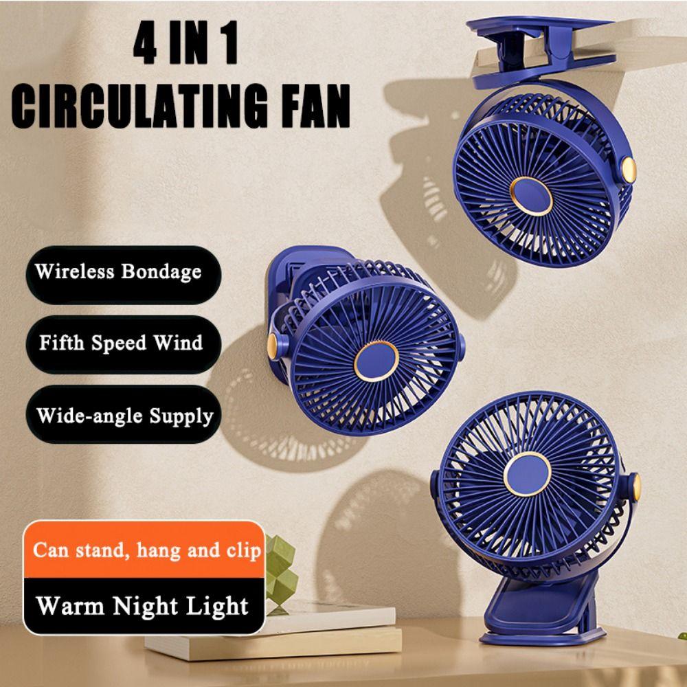 4 in 1 Small Desk Fan Creative Mini Desk Fan Mutli-Purpose Personal Table Fan  Camping