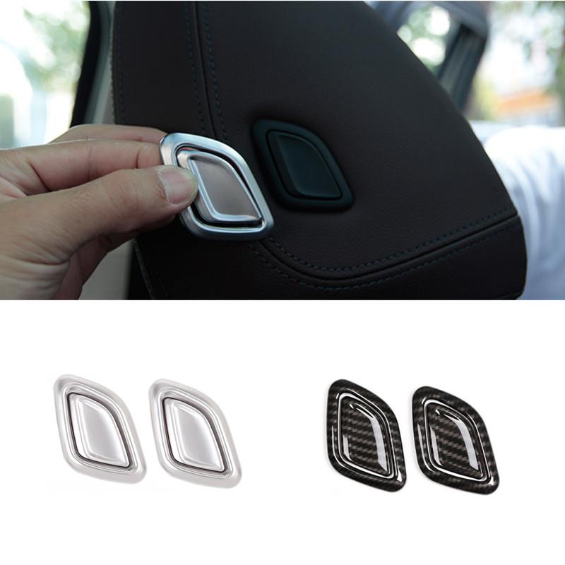 Подголовник переднего сиденья автомобиля, кнопка переключения, накладка для BMW 3 серии G20 G28 X3 X4 G01 G02 2018-20, авто интерьер