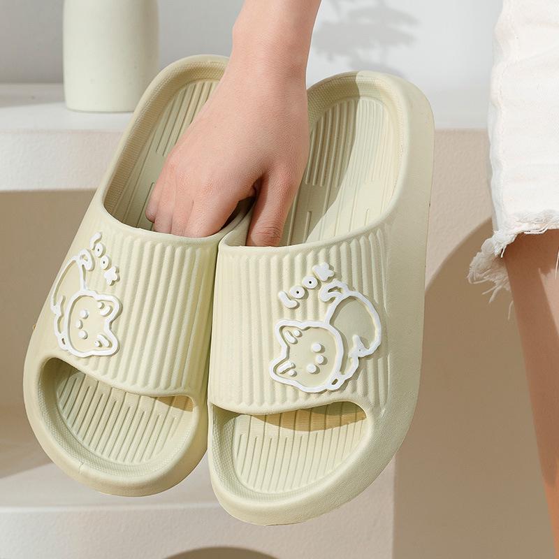 Cute EVA Non-Slip Indoor Slippers for Couples - Summer Sandals for Men & Women