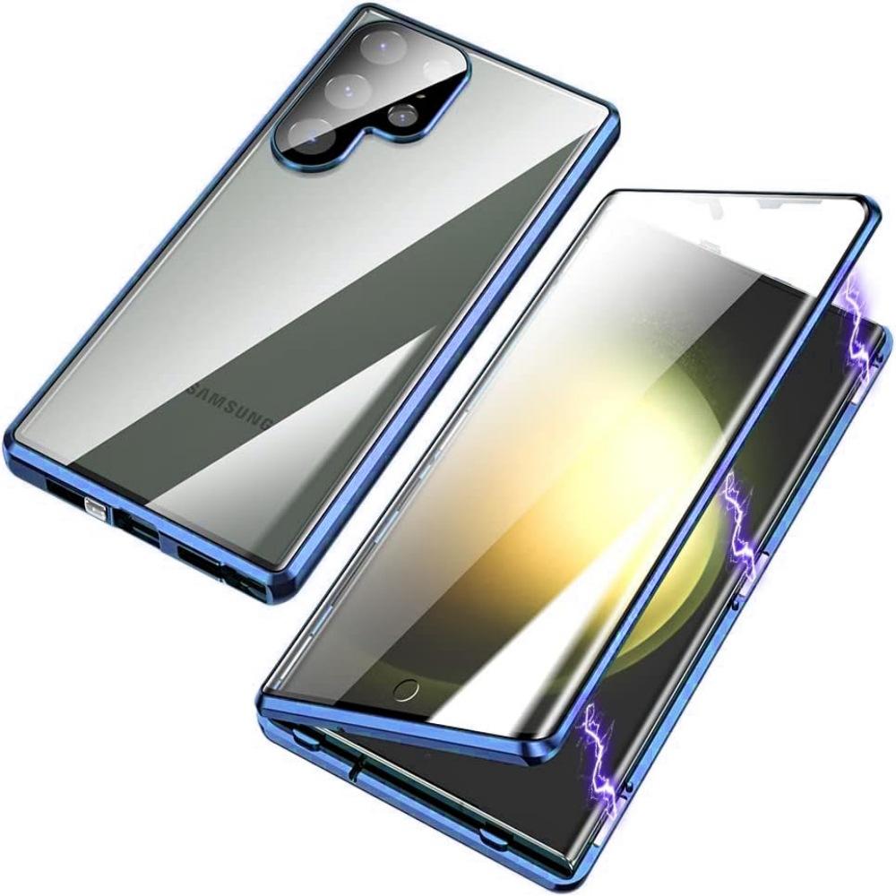 Подходит для Samsung S25u Magneto 24FE Чехол для мобильного телефона Анти-шпионское стекло Металлическая магнитная защелка Защита от падений