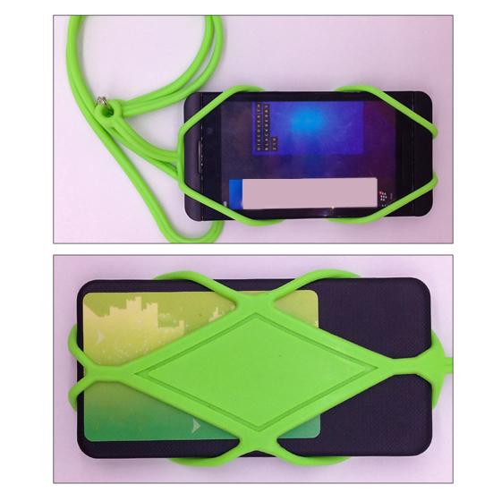 Силиконовый ремешок Высокая эластичность Износостойкий Высокая грузоподъемность Освободите руки Защитный чехол\ Силиконовый шнурок для телефона на шею Аксессуар для телефона