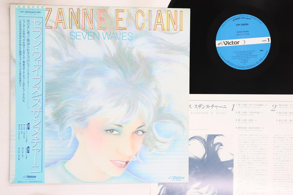LP Record SUZANNE CIANI - Seven Waves VIP28054 VICTOR 1982 Japan Obi New Age & Easy Listening Used