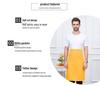 Unisex Pure Color Chef Half Apron