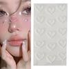 3D Звезда Сердце Формы Жемчуг Кристалл Наклейки Детские DIY Самоклеящиеся Каменные Поделки Блестящие Стразы Канцелярские Наклейки Девочки