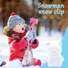 Outdoor Snow Shovel Snowball Maker Mold Sand Making Mould Bear Snowball Clip Duck Snowball Clip