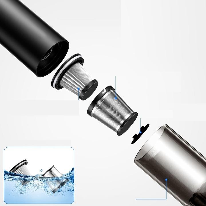 Bezprzewodowy Odkurzacz Samochodowy Usb 4W1 Przenośny 1200 Mah 120 W