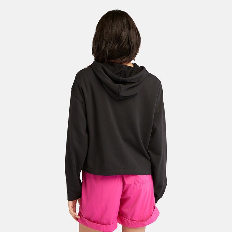 (WMNS) Timberland Brand hoodie 'Black' Women's A6AZ2-001
