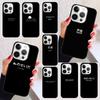 Черно-белый чехол для телефона с японским текстом для iPhone 17 Air 16 16e 15 Plus для Apple 13 11 12 14 Pro Max Чехол-ракушка