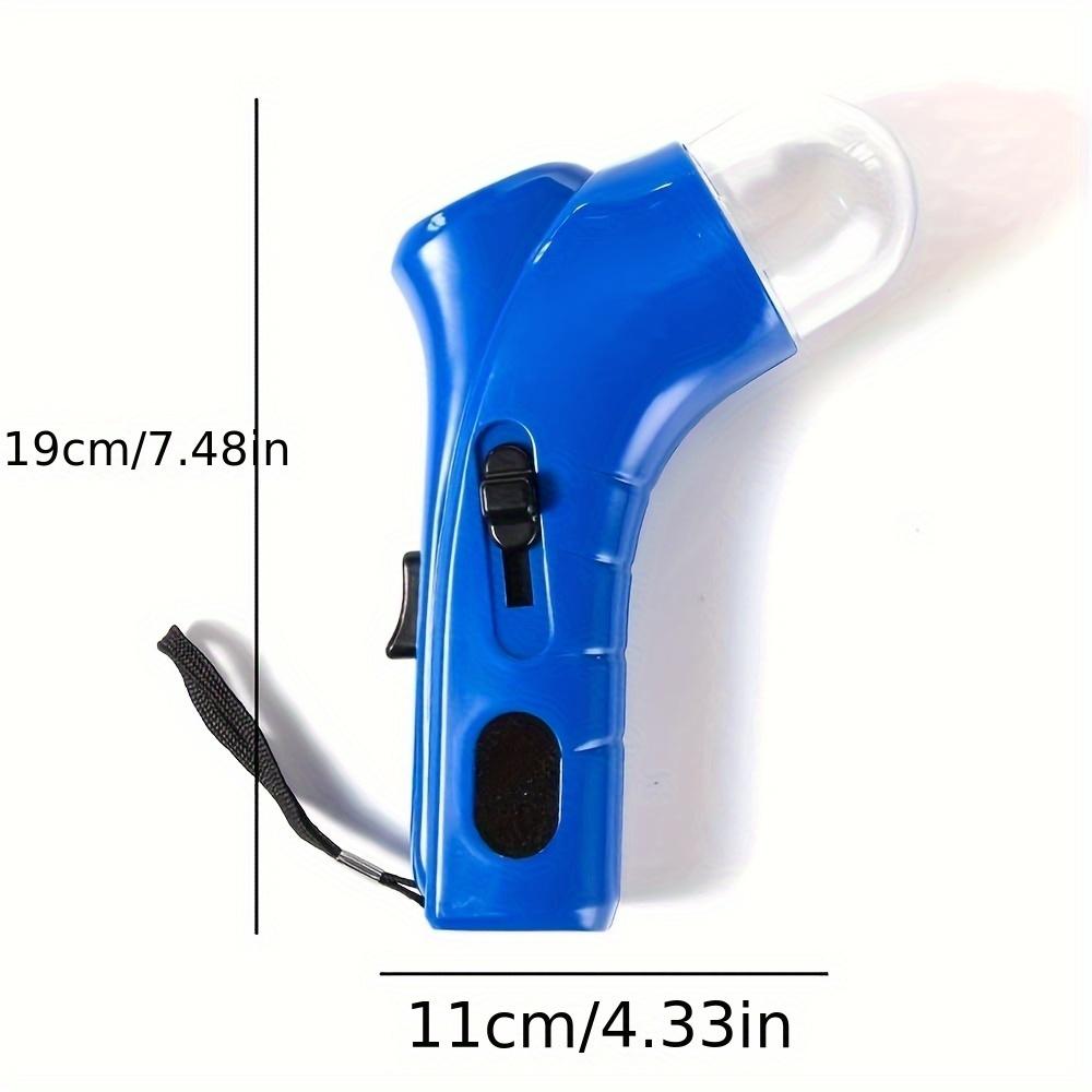 Handheld Cat Treat Launcher Toy, Interactive Feeding Gadget for Cats & Dogs, Built-in Transparent Food Storage Box