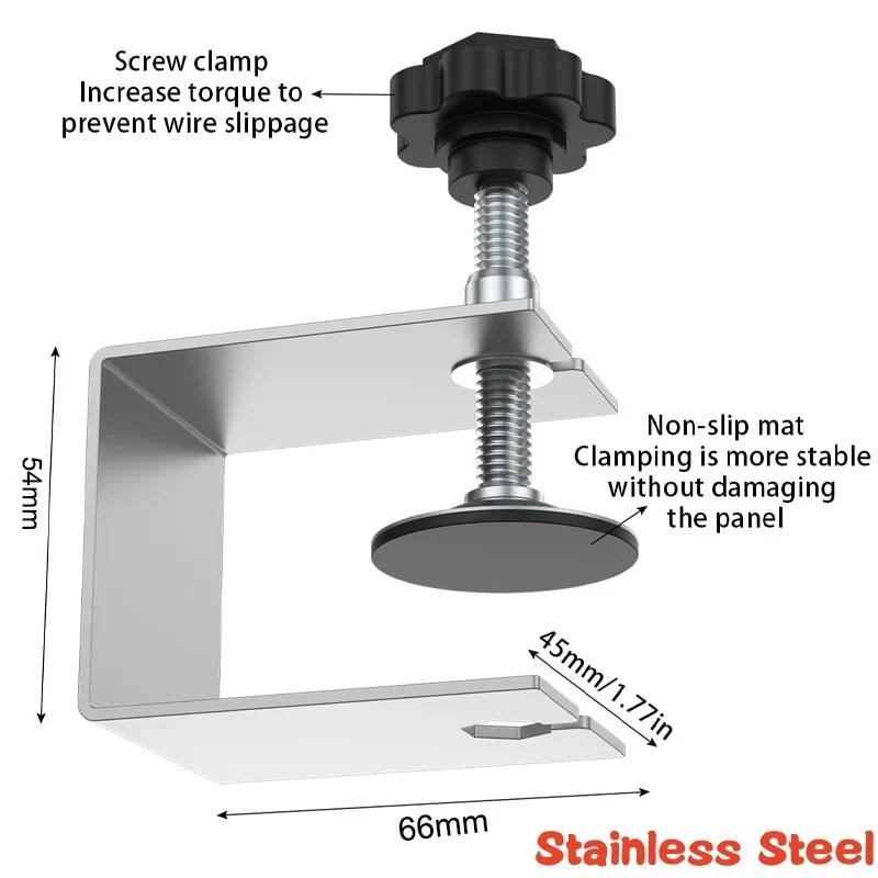 2Pcs Woodworking Jig Cabinet Tool Steel Drawer Front Installation Clamps Drawer Panel Clips Hand Tool Home Furniture Accessories