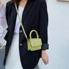 Mini Tote Bag  Crocodile Pattern Flip Messenger Crossbody Bag Female Simple Shoulder Bag Small Square Lady Handbag  New