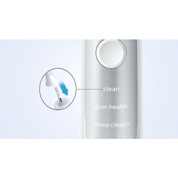 Philips Серебряная зубная щетка Sonicare ExpertClean [Электрическая] (Вибрирующий)] HX9601/11