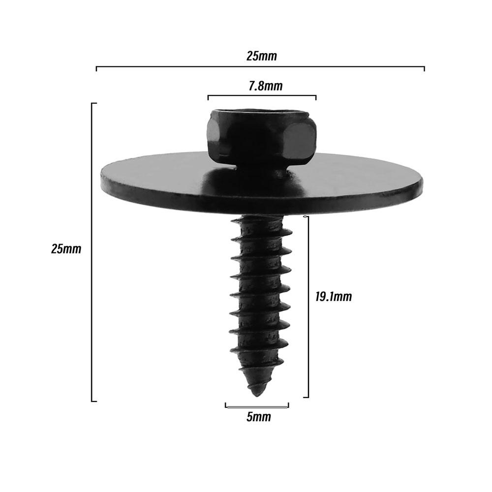 Винты металлические для крыла кузова 0019906036 для Mercedes Benz C-Class E-Class 10 шт.