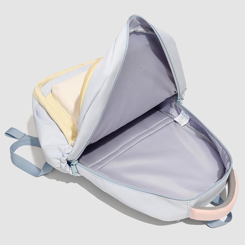 Студенческий рюкзак контрастного цвета, большой вместимости, школьный рюкзак, женский рюкзак