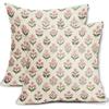 Vintage Floral Style Throw Pillow Cover Bohemian Sofa Pillowcase  Patio Decor